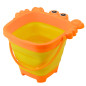 Składane wiaderko silikonowe krab plażowe pomarańczowe EAN: 5905991073093 Składane wiaderko silikonowe krab plażowe pomarańczowe EAN: 5905991073093