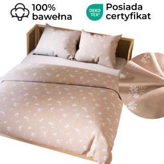 Velora komplet pościeli z bawełny satynowej 220x200cm