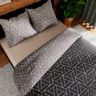 Zefira komplet pościeli z bawełny satynowej 160x200cm EAN: 5907693293915 - elegancja i komfort w Twojej sypialni!