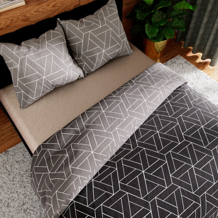Zefira komplet pościeli z bawełny satynowej 160x200cm EAN: 5907693293915 - elegancja i komfort w Twojej sypialni!