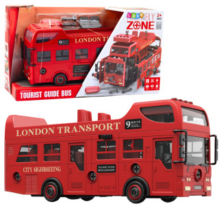 Autobus piętrowy do skręcania london transport narzędzia światła dźwięki