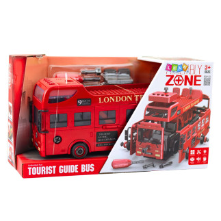 Autobus piętrowy do skręcania london transport narzędzia światła dźwięki