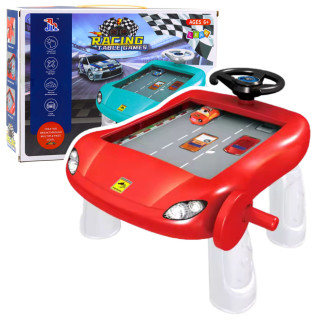 Symulator jazdy manualny stolik edukacyjny czerwony