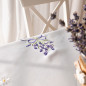 Lawendowa polana serweta z haftem 85x85 cm biały EAN: 5906450022843