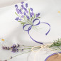Lawendowa Polana Bieżnik z Haftem 50x100cm Biały EAN: 5906450022836