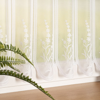 Zazdrostka żakardowa panelowa 40cm biała EAN: 5906450932784