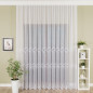 Firanka z aplikacją pasową 280cm, kolor biały 001 - EAN: 5907693281097 Firanka z aplikacją pasową 280cm, kolor biały 001 - EAN: 5907693281097