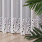 Firanka z aplikacją pasową 280cm, kolor biały 001 - EAN: 5907693281097 Firanka z aplikacją pasową 280cm, kolor biały 001 - EAN: 5907693281097