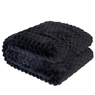 Mikos koc dekoracyjny 200x220cm czarny 006 EAN: 5906450003897