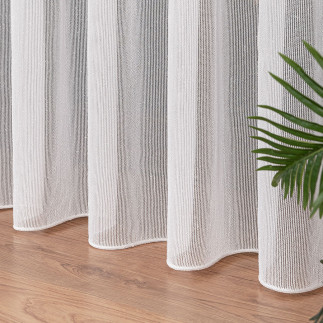 Firanka fantazyjna z ołowianką, wysokość 320 cm, kolor 001 biały