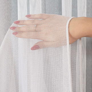 Firanka Fantazyjna z Ołowianką 160 cm, Kolor: Biały 001, EAN: 5907693286559