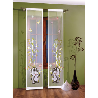 Firanka żakardowa panelowa, szerokość 40cm, wielokolorowy 001