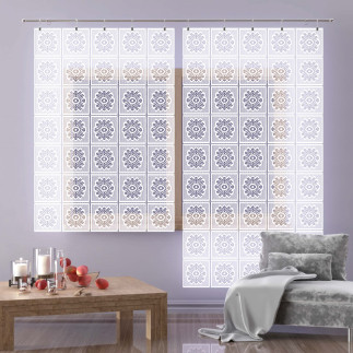 Dzianina żakardowa, szerokość 80cm x wysokość 80cm, kolor biały 001