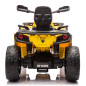 Quad Can-Am Outlander 4x4 DK-CA005 Żółty - EAN: 5905991060765 Quad Can-Am Outlander 4x4 DK-CA005 Żółty - EAN: 5905991060765