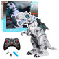 Dinozaur Robot Zdalnie Sterowany RC z Efektem Dymu, Świateł i Dźwięków - EAN: 5905991073116
