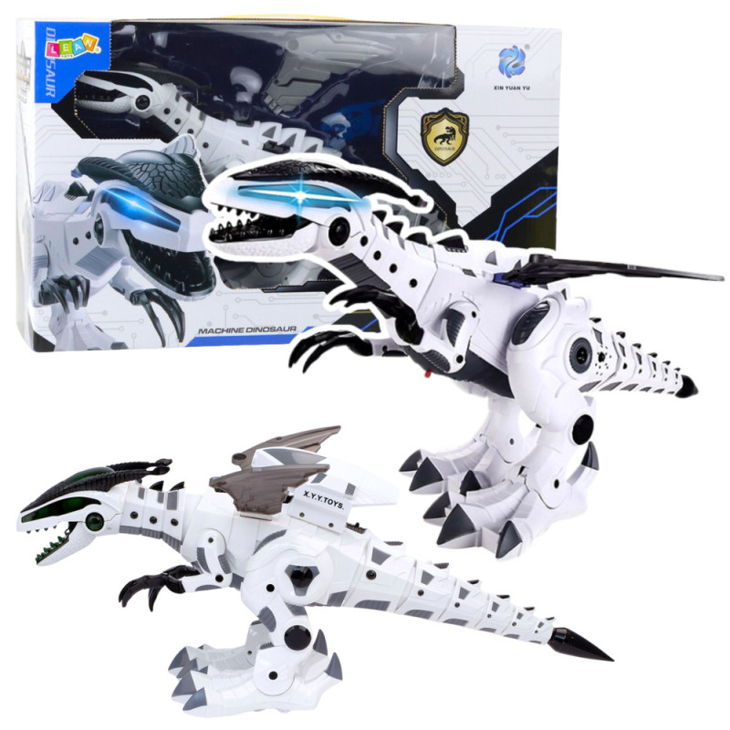 Robot Dinozaur ze Skrzydłami – Interaktywny Zabawka z Dźwiękami i Światłami, EAN: 5905991070573
