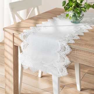 Bieżnik Serena z gipiurą biały 60x120 cm EAN: 5906450022690