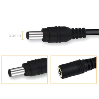 Kp11 przedłużacz 5m kabel zasilający      5,5mm