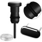 Zaślepka przeciw kurzowi USB-C 2 szt. Black EAN: 5907621836900