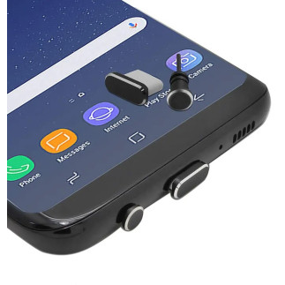 Da23 zaślepka przeciw kurzowi usb-c 2szt  black