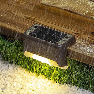Zd53c solarne lampki led na schody 4szt