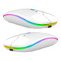 Mysz Bezprzewodowa RGB Biała AK211B - EAN: 5907621826871