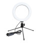 Lampa pierścieniowa LED 16cm z regulacją statywu Zd67b - EAN: 5907621824433 Lampa pierścieniowa LED 16cm z regulacją statywu Zd67b - EAN: 5907621824433