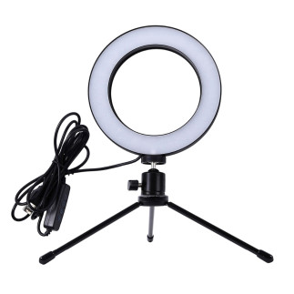 Zd67b lampa pierścieniowa 16cm led staty