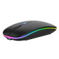 Mysz bezprzewodowa RGB Black AK211A, EAN: 5907621823276
