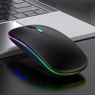 Ak211a mysz bezprzewodowa rgb black