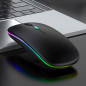 Mysz bezprzewodowa RGB Black AK211A, EAN: 5907621823276