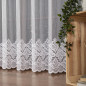 Firanka żakardowa z wzorem, 250 cm, biały, EAN: 5906450020917