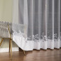 Firanka żakardowa z dolnym wzorem 250cm 001 biały - EAN: 2010000728406