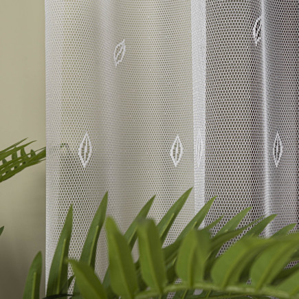 Firanka żakardowa pasowa 160cm biały 001 EAN: 5907693293601