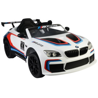 Auto na akumulator bmw m6 gt3 biały