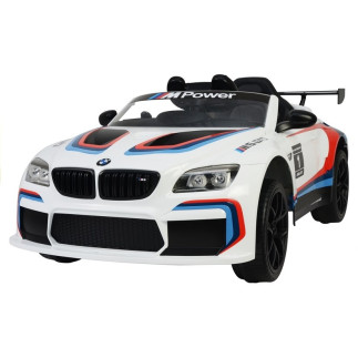 Auto na akumulator bmw m6 gt3 biały