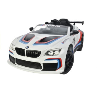 Auto na akumulator bmw m6 gt3 biały