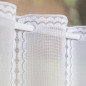 Zazdrostka żakardowa panelowa 80cm, biały kolor 001 - EAN: 5906450927001