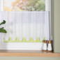 Zazdrostka żakardowa panelowa 40cm, kolor biały 001 - EAN: 5906450926981