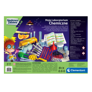 Naukowa zabawa moje laboratorium chemiczne język polski clementoni 60250