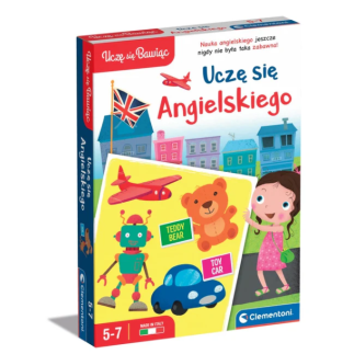 Gra edukacyjna uczę się angielskiego uczę się bawiąc język polski clementoni 50769