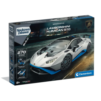 Naukowa zabawa klocki laboratorium mechaniki lamborghini huracan sto język polski clementoni 50917
