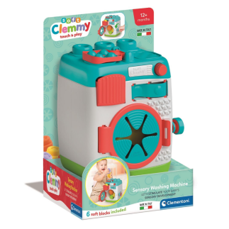 Clemmy pralka sensoryczna sorter klocki clementoni 17582