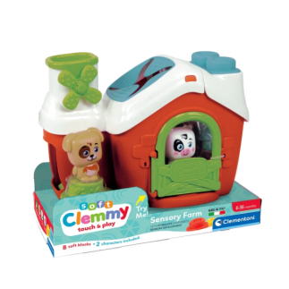 Clemmy farma sensoryczna sorter piesek krówka clementoni 17993