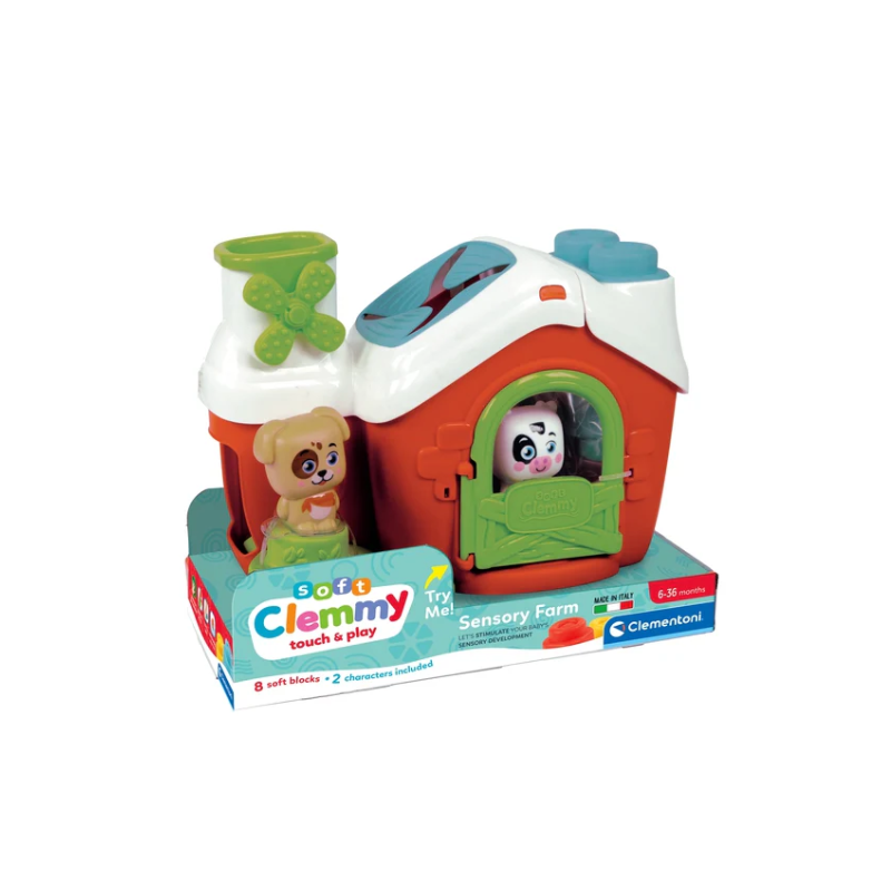 Clemmy farma sensoryczna sorter piesek krówka clementoni 17993