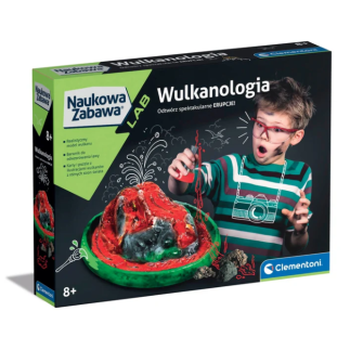 Naukowa zabawa zestaw naukowy wulkanologia język polski clementoni 50893