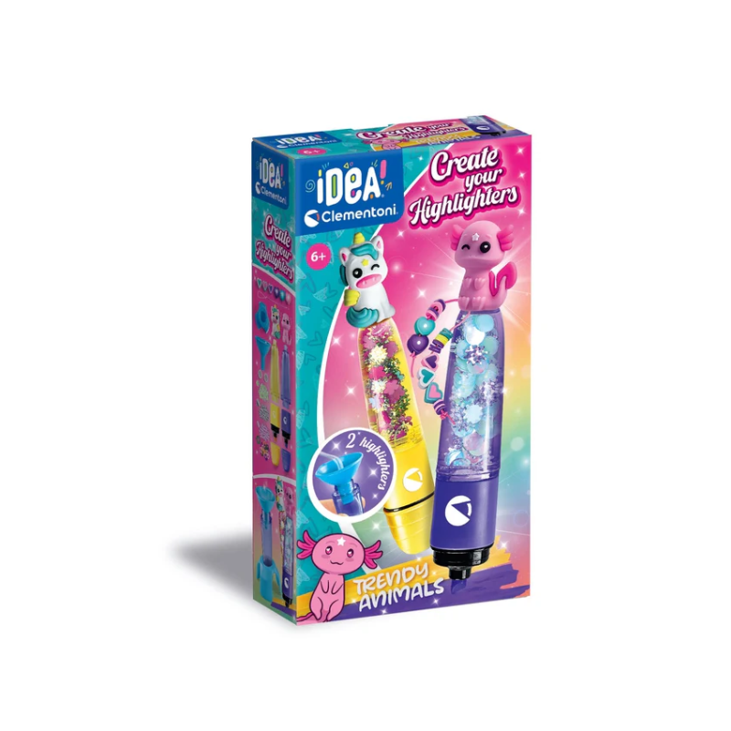 Idea art zestaw mini fabryka markerów magiczne zwierzęta clementoni 18167