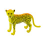 Zestaw figurki dzikie zwierzęta safari tygrys gepard zebra panda 5 szt.