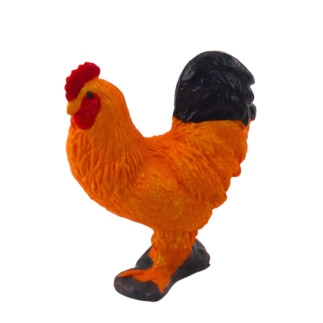 Zestaw mini figurki krowa koń świnia pies kogut gęś 3-5cm 6szt.