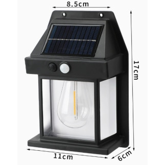 Zd159 kinkiet ścienny solarny led z       czujnikiem ruchu